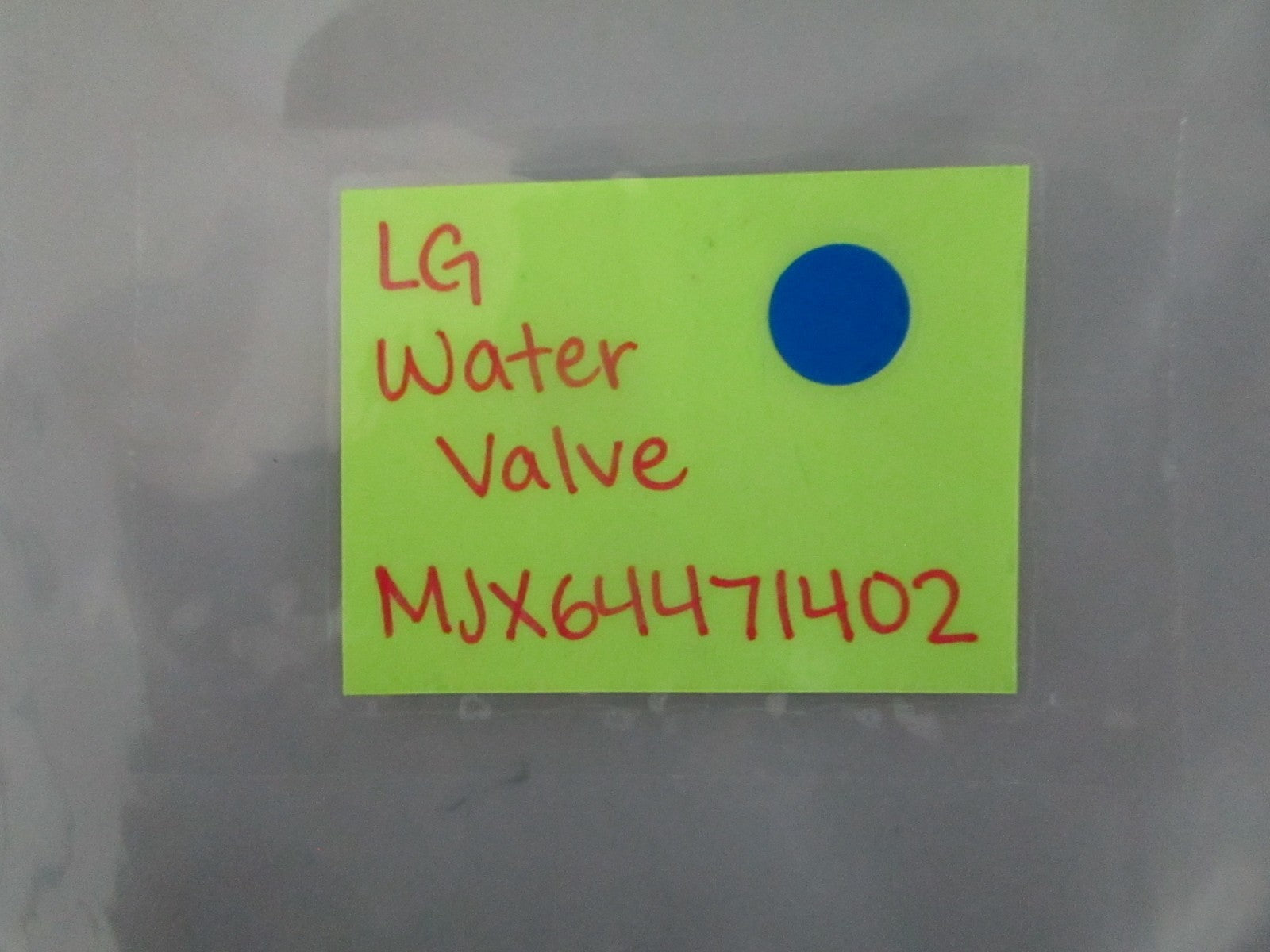 *NEW OEM* 0820 LG Refrigerator Water Valve MJX64471402