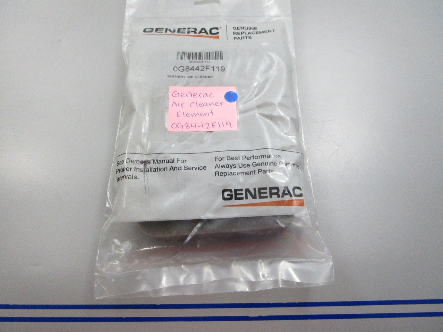 NEW OEM 0G8442F119 Air Cleaner Element 0810