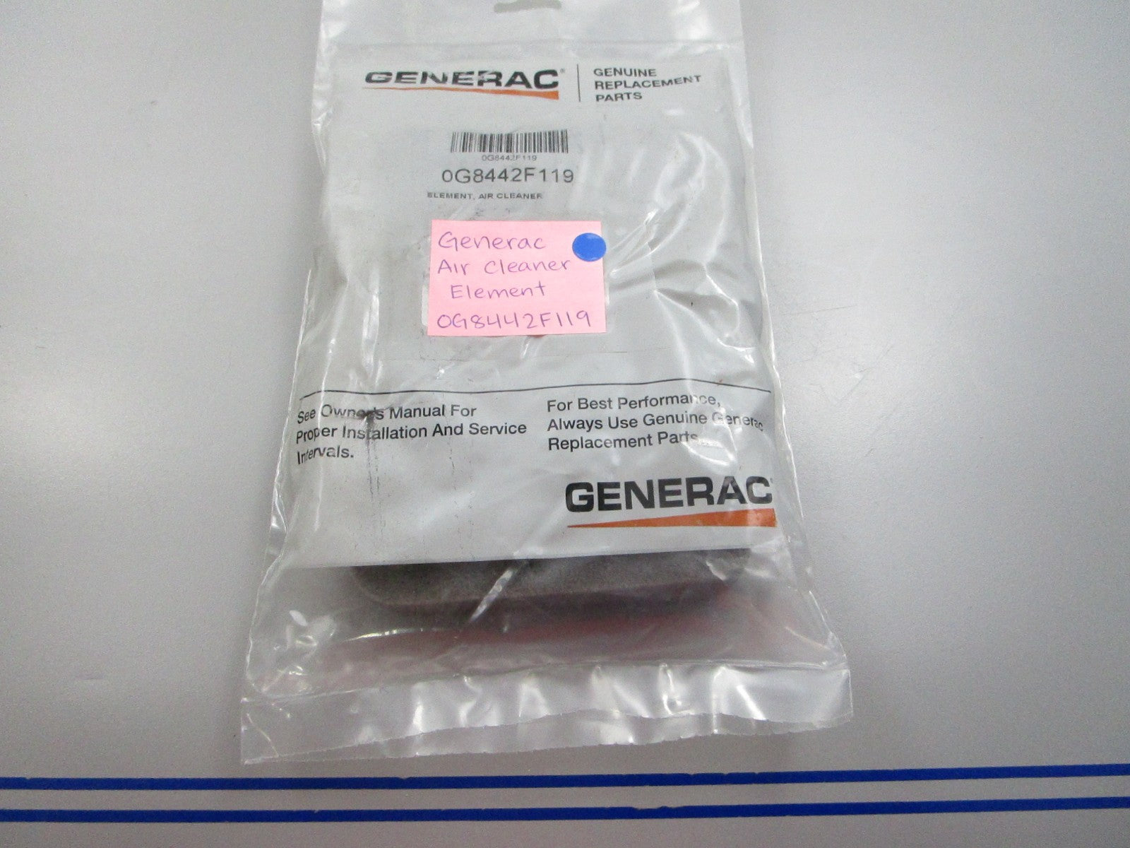 NEW OEM 0G8442F119 Air Cleaner Element 0810