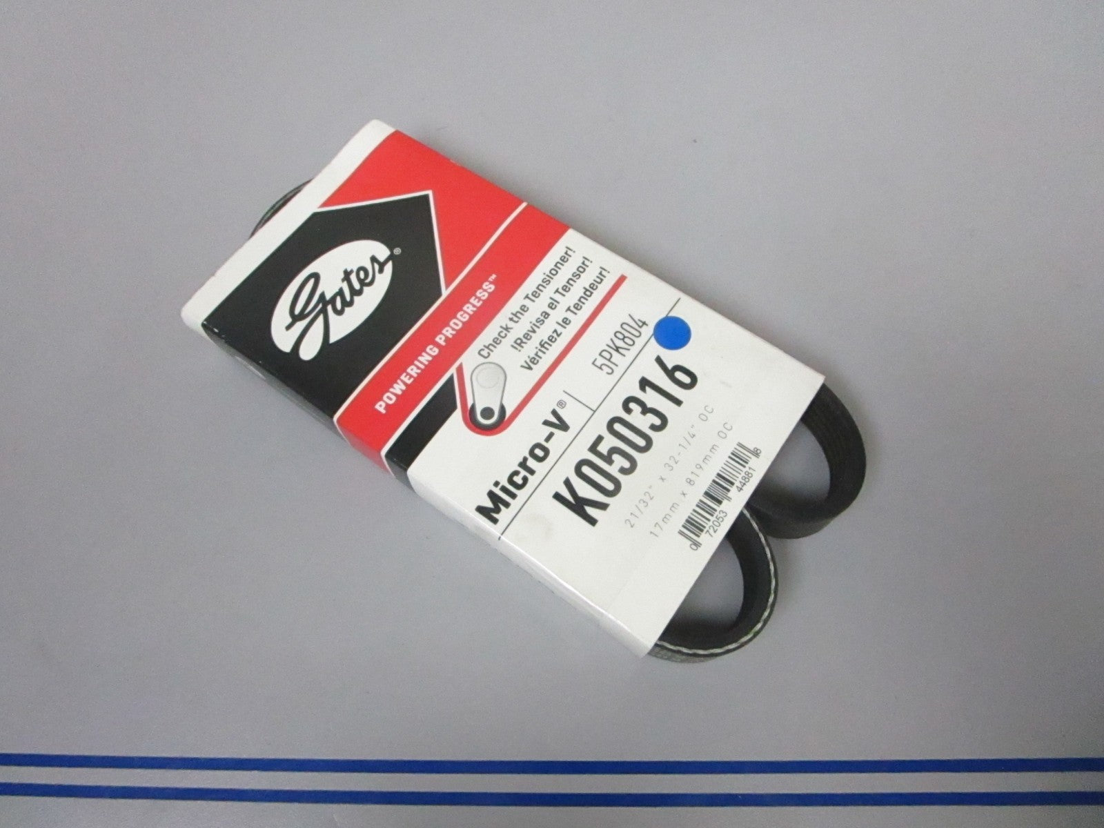 NEW K050316 Gates Micro-V 21/32" x 32 ¼" Serpentine Belt 0720