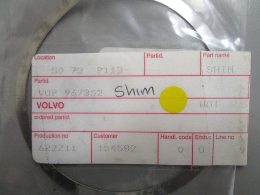*NEW OEM* 0770 Volvo Penta Shim 967352