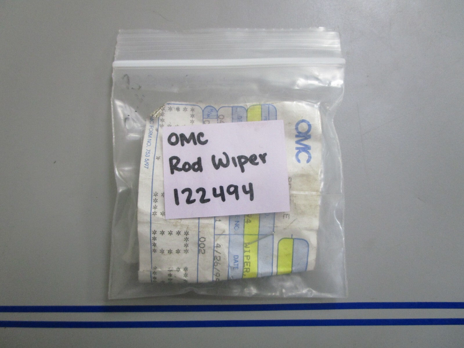 *NEW OEM* 0770 OMC Johnson Evinrude Rod Wiper 122494 0122494