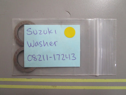 *NEW OEM* (LOT OF 2) 0810 Suzuki Washer 08211-17243