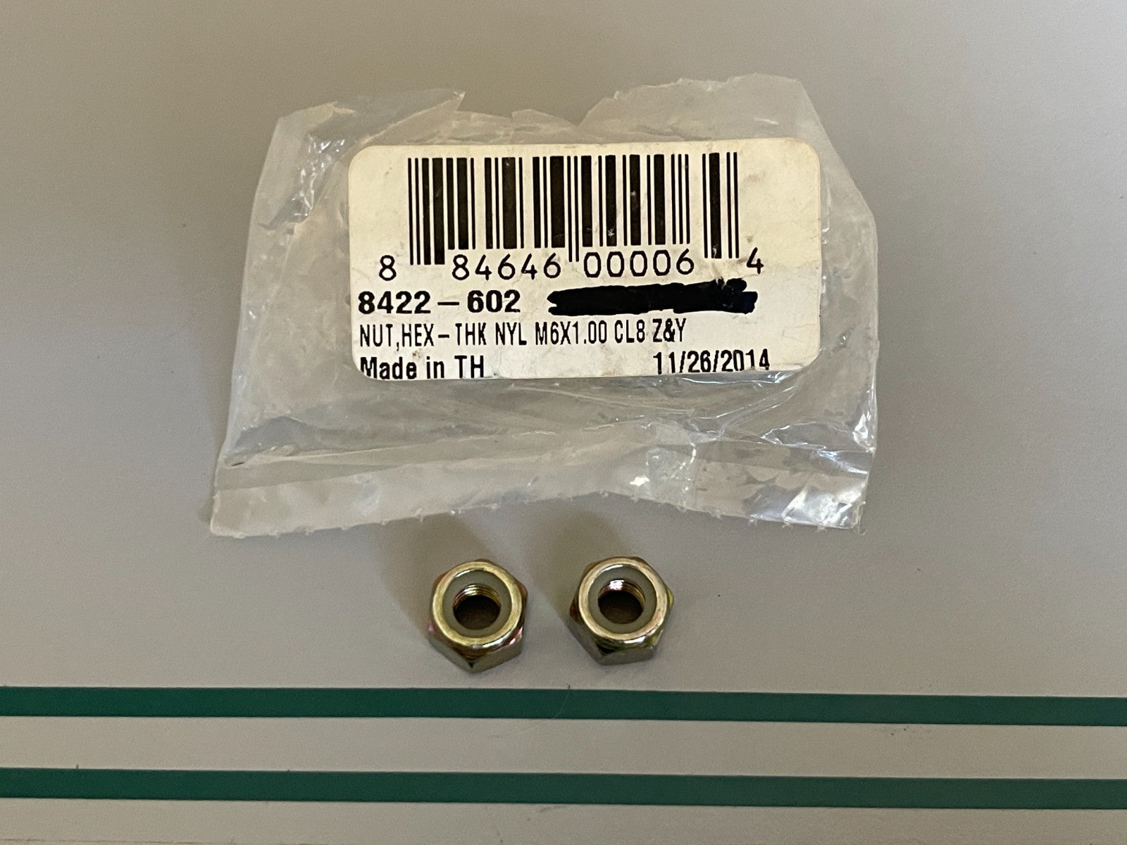 NEW OEM (LOT OF 2) 8422-602 Arctic Cat Hex Nut 0810