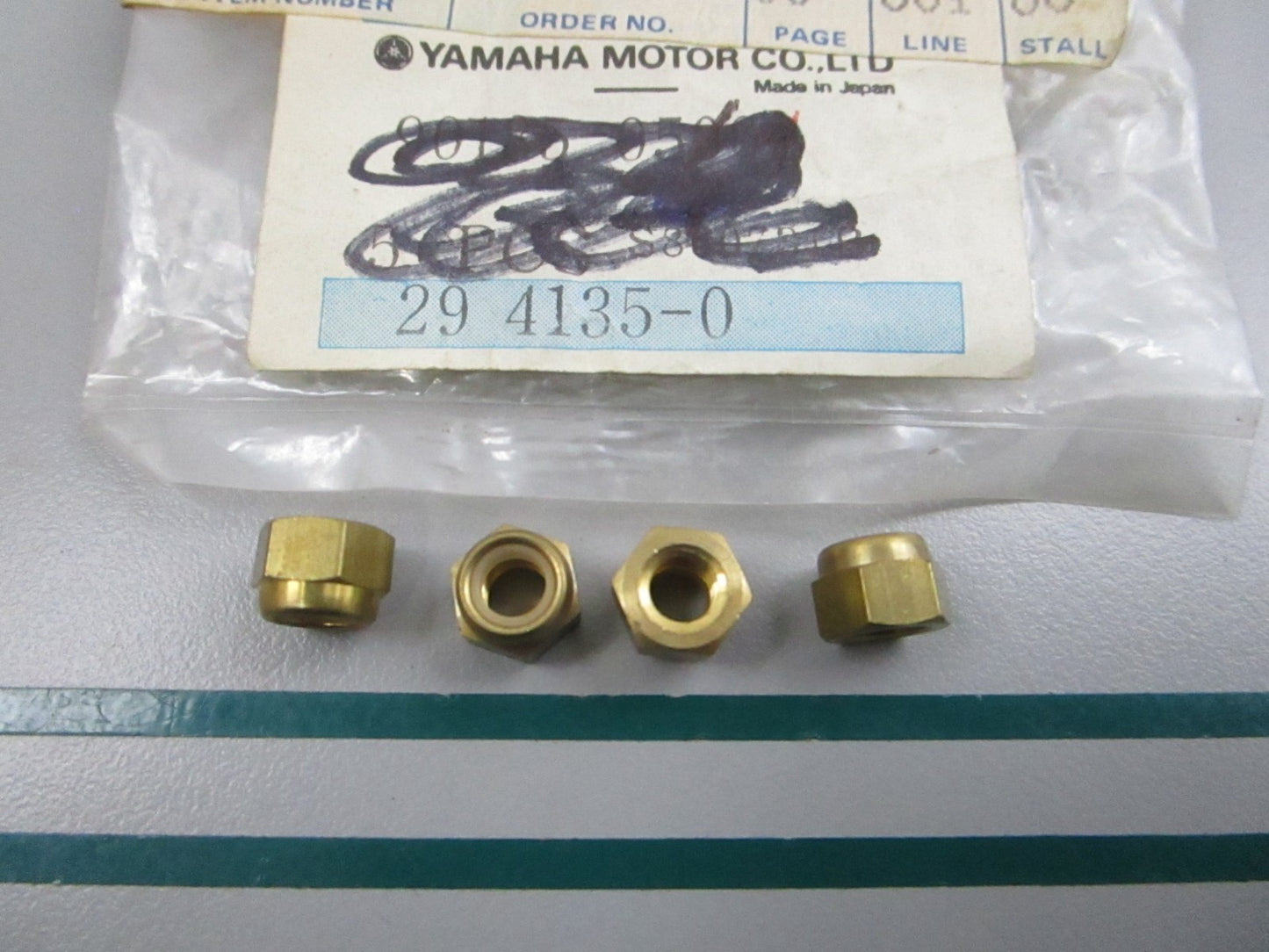 NEW OEM (LOT OF 4) 90185-05002-00 Yamaha Nut 0810