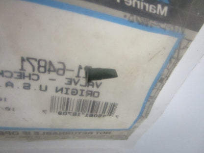*NEW OEM* 0810 Mercury Quicksilver Check Valve 21-64871