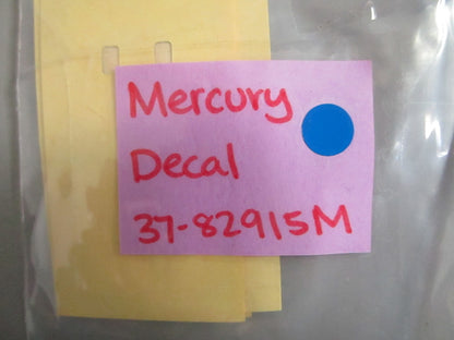 NEW OEM 37-82915M Mercury Quicksilver Decal 0820