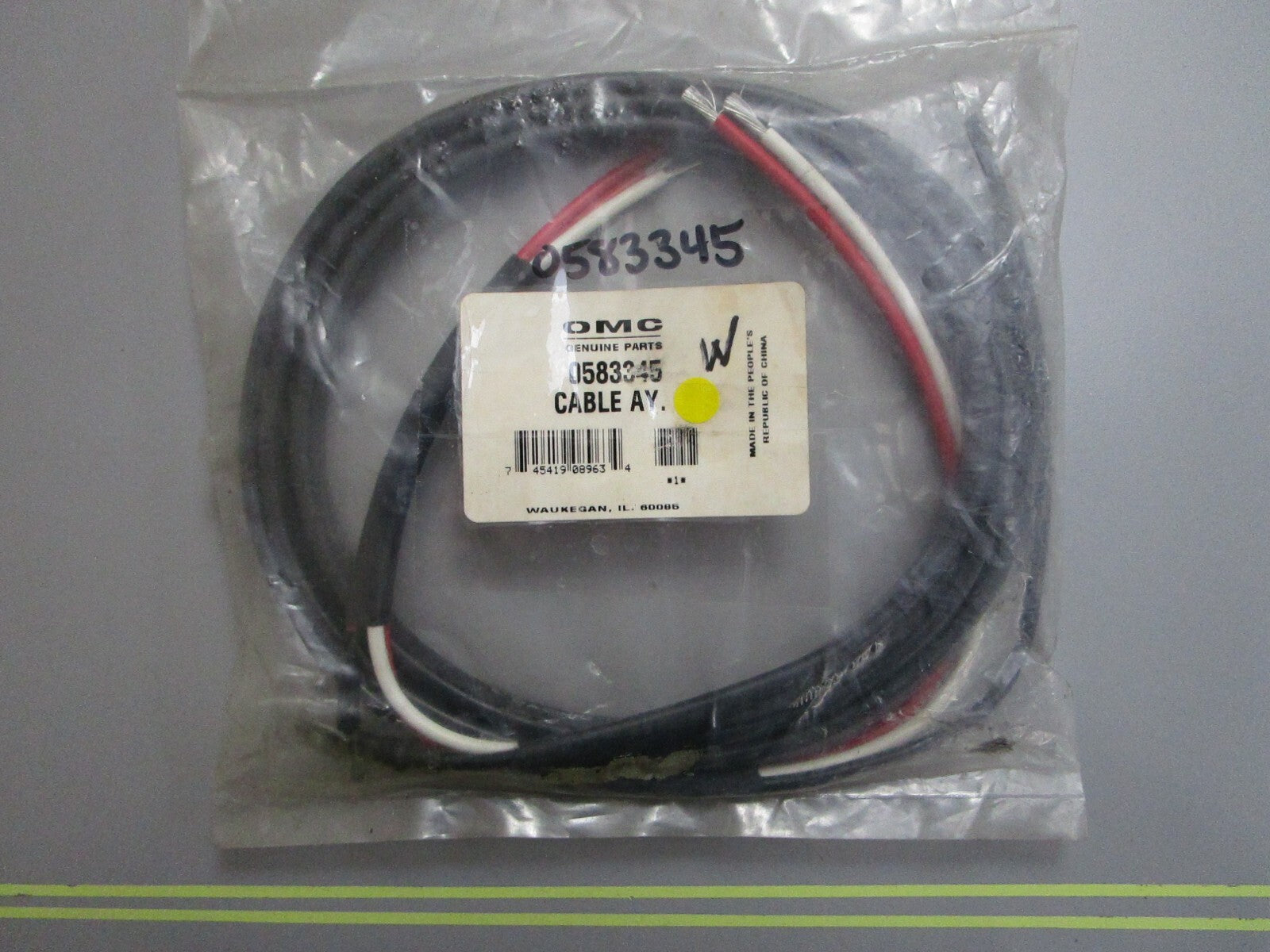 *NEW OEM* 0810 OMC Johnson Evinrude Cable Assembly 583345 0583345