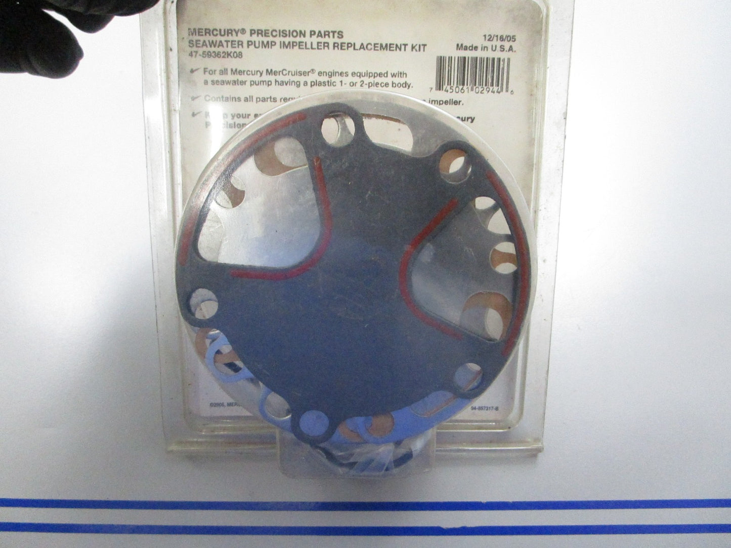 *NEW OEM* 0810 Mercury Quicksilver Water Pump Impeller Kit 47-59362K08