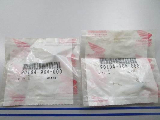 *NEW OEM* (LOT OF 2) 0810 Honda Screw 90104-964-000