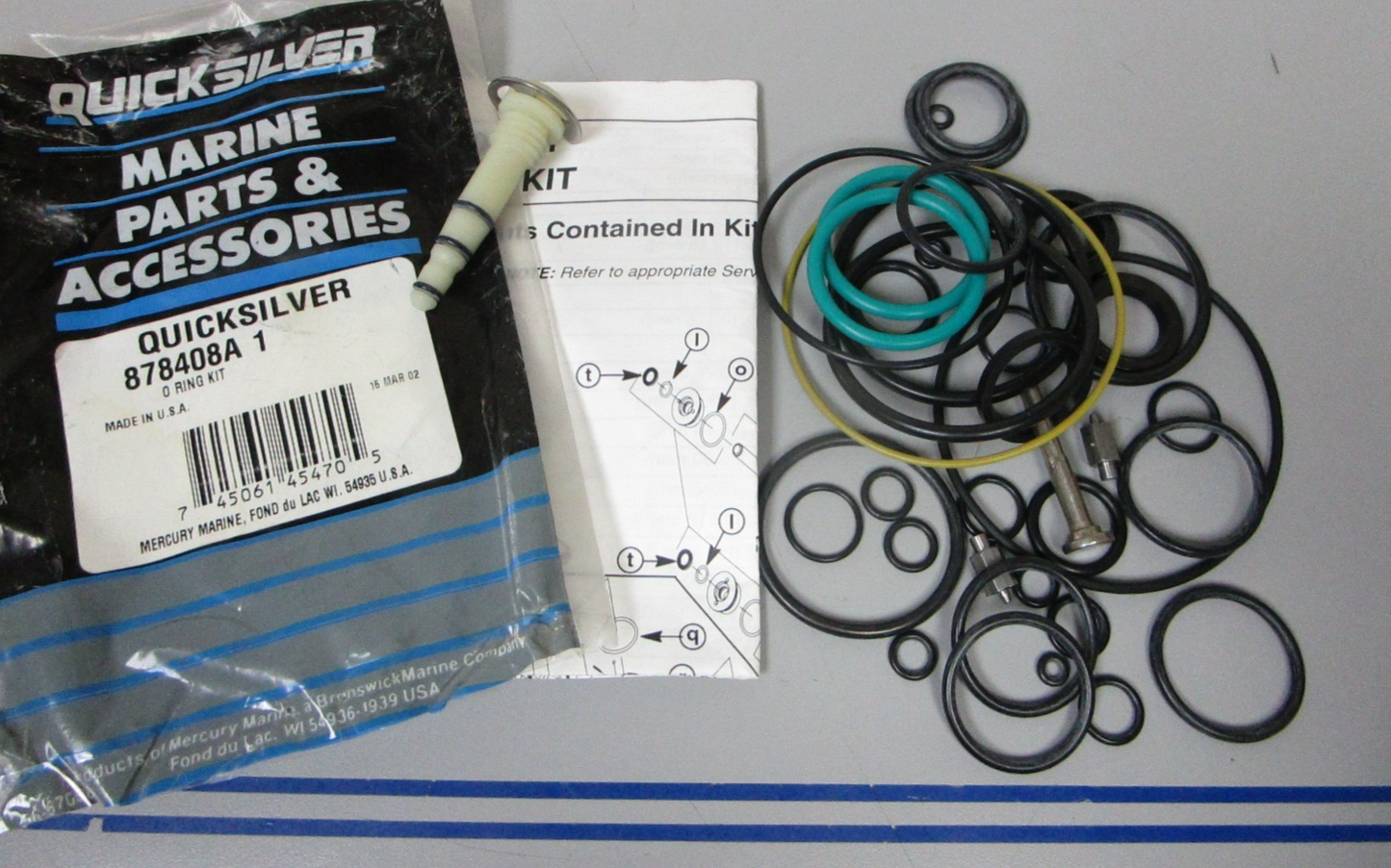 *NEW OEM* 0720 Mercury Quicksilver O-Ring Kit 878408A1