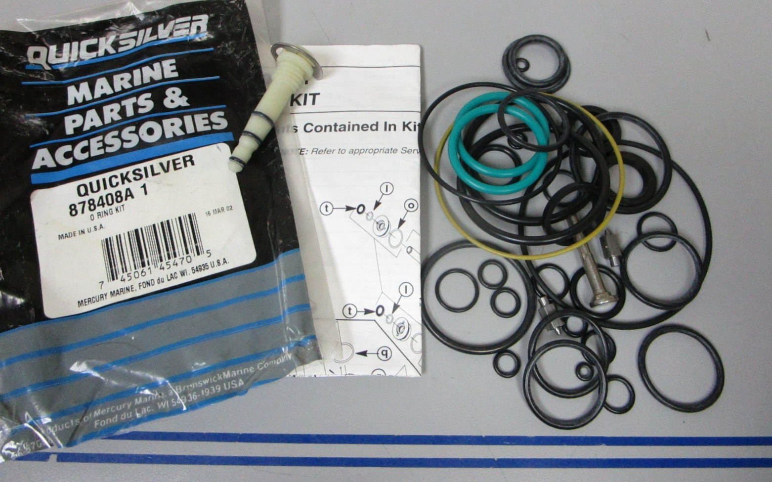 *NEW OEM* 0720 Mercury Quicksilver O-Ring Kit 878408A1
