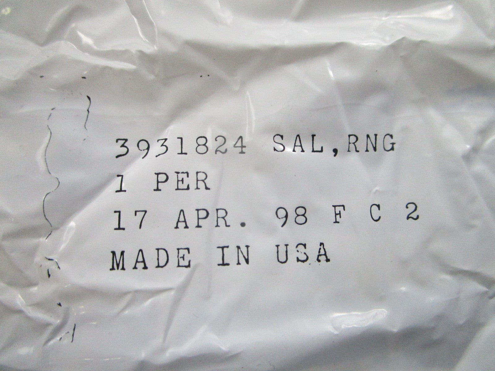 NEW OEM Cummins 3931824 O-Ring 0810