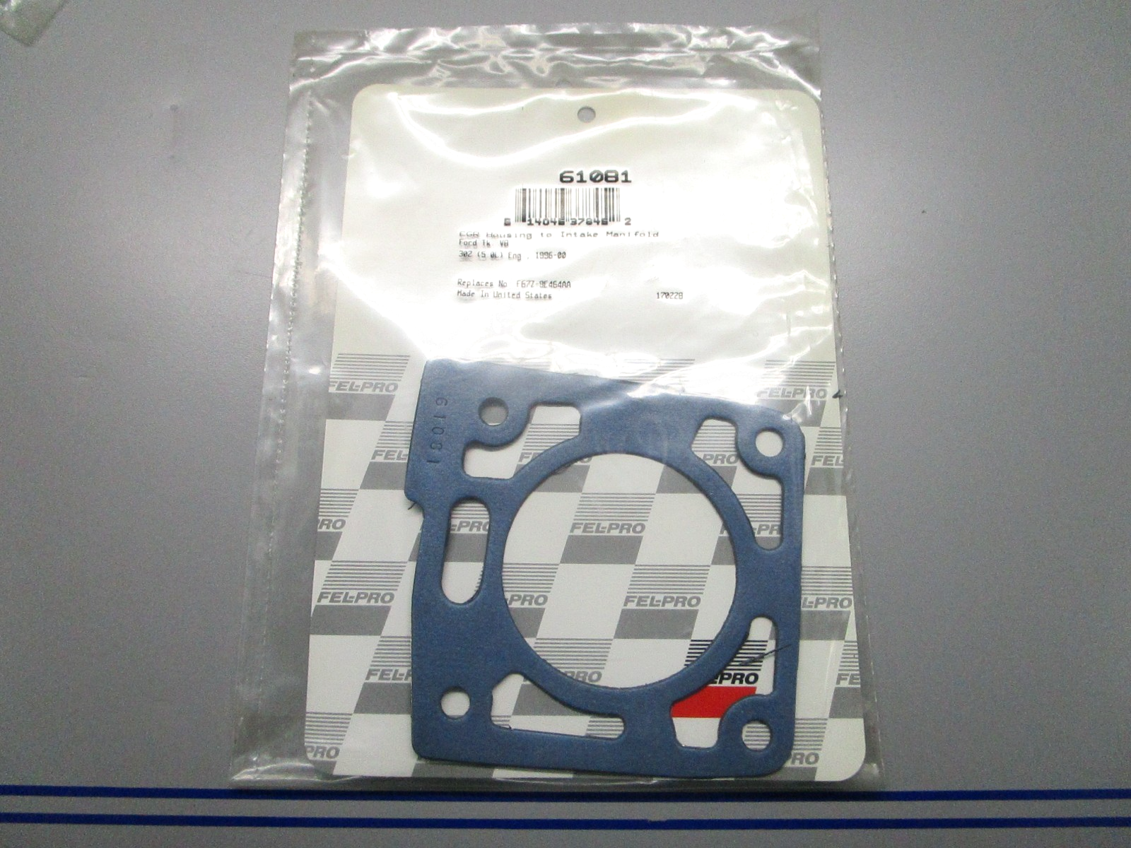 *NEW* 0810 Fel-Pro Throttle Body Gasket 61081