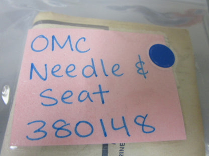 *NEW OEM* 0810 OMC Johnson Evinrude Needle & Seat 380148 0380148