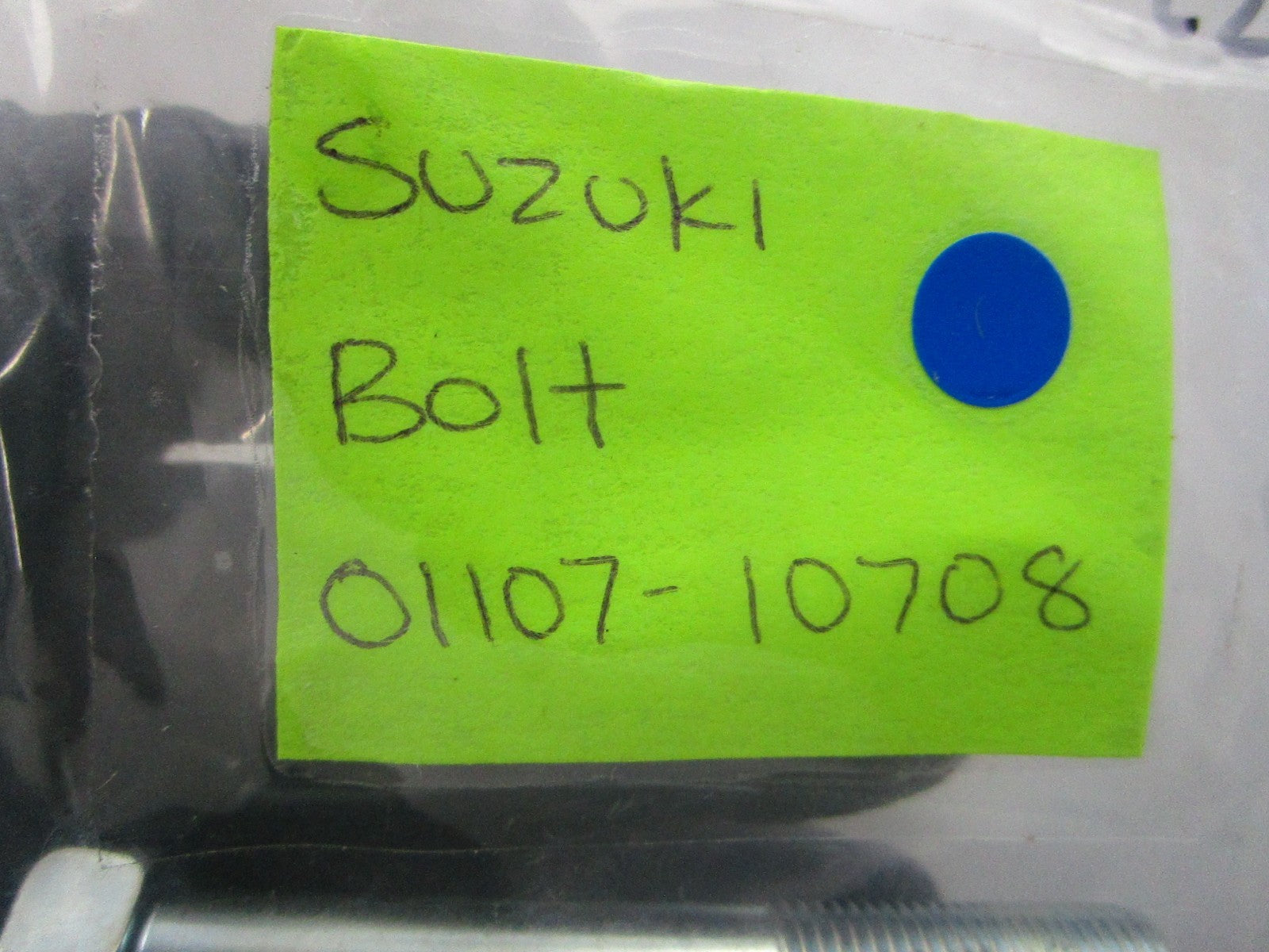 NEW OEM (LOT OF 2) 01107-10708 Suzuki Bolt 0810