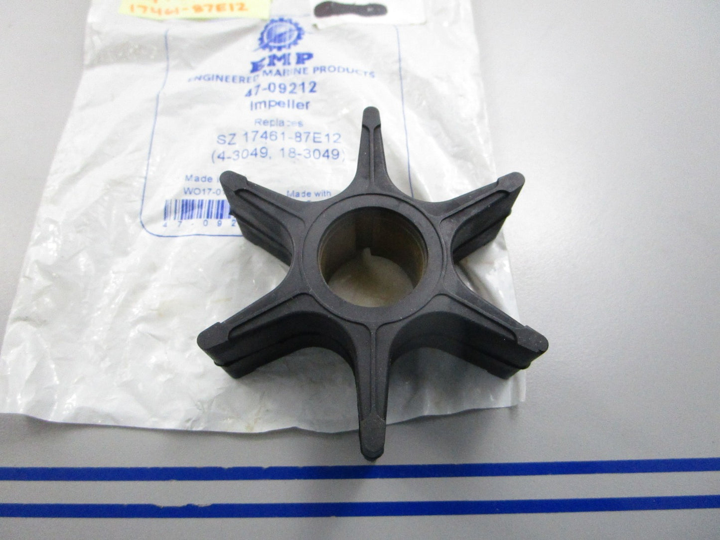 NEW 47-09212 Replaces: Suzuki 17461-87E12 EMP Impeller 0810