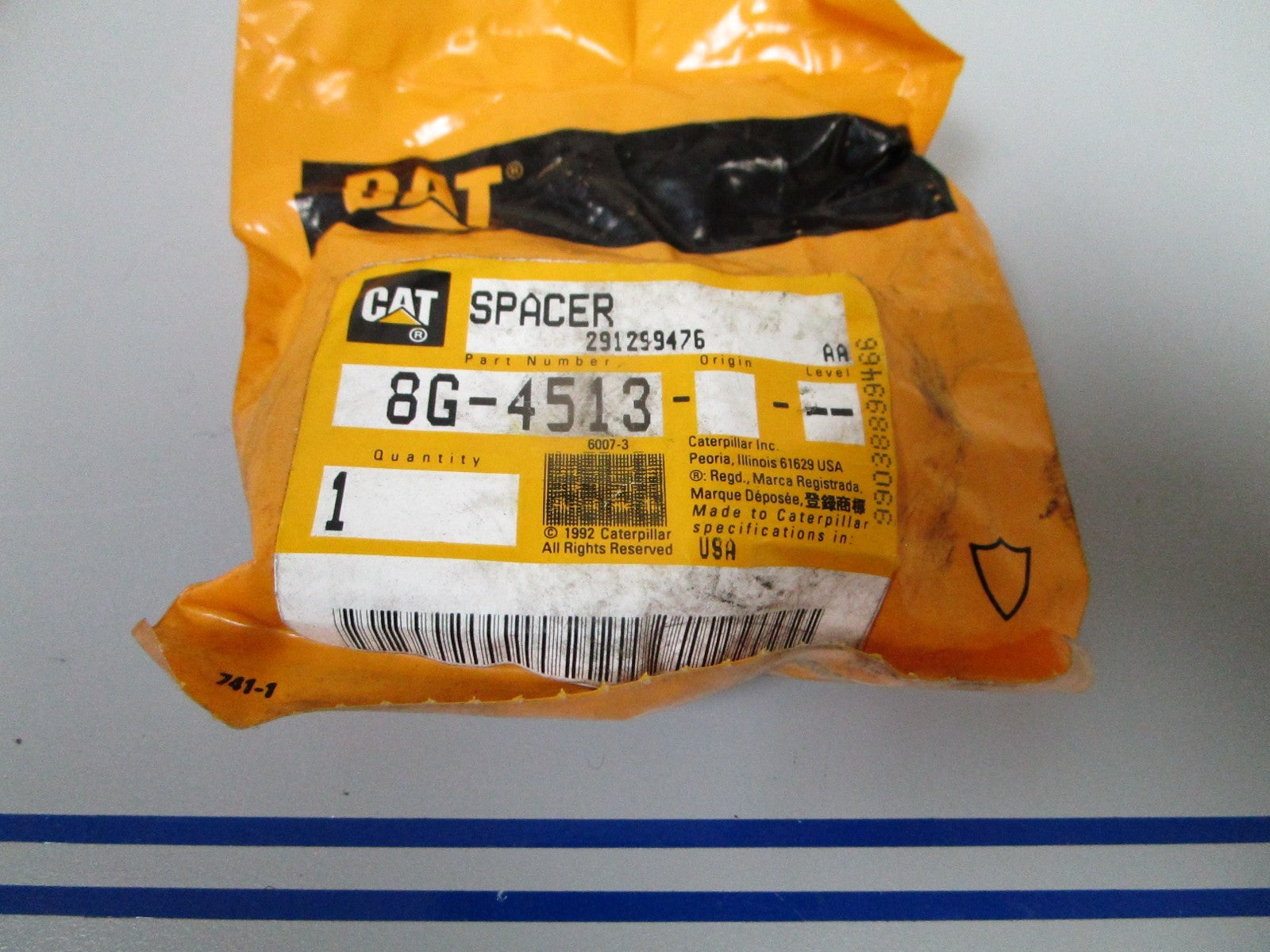 NEW OEM 8G-4513 Cat Caterpillar Spacer 0720
