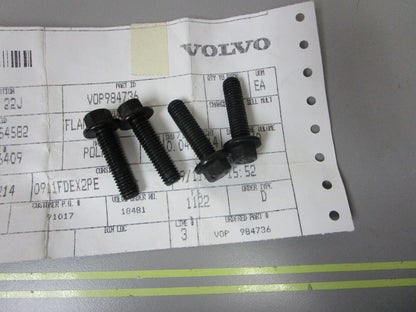 *NEW OEM* (LOT OF 4) 0810 Volvo Penta Flange Screw 984736