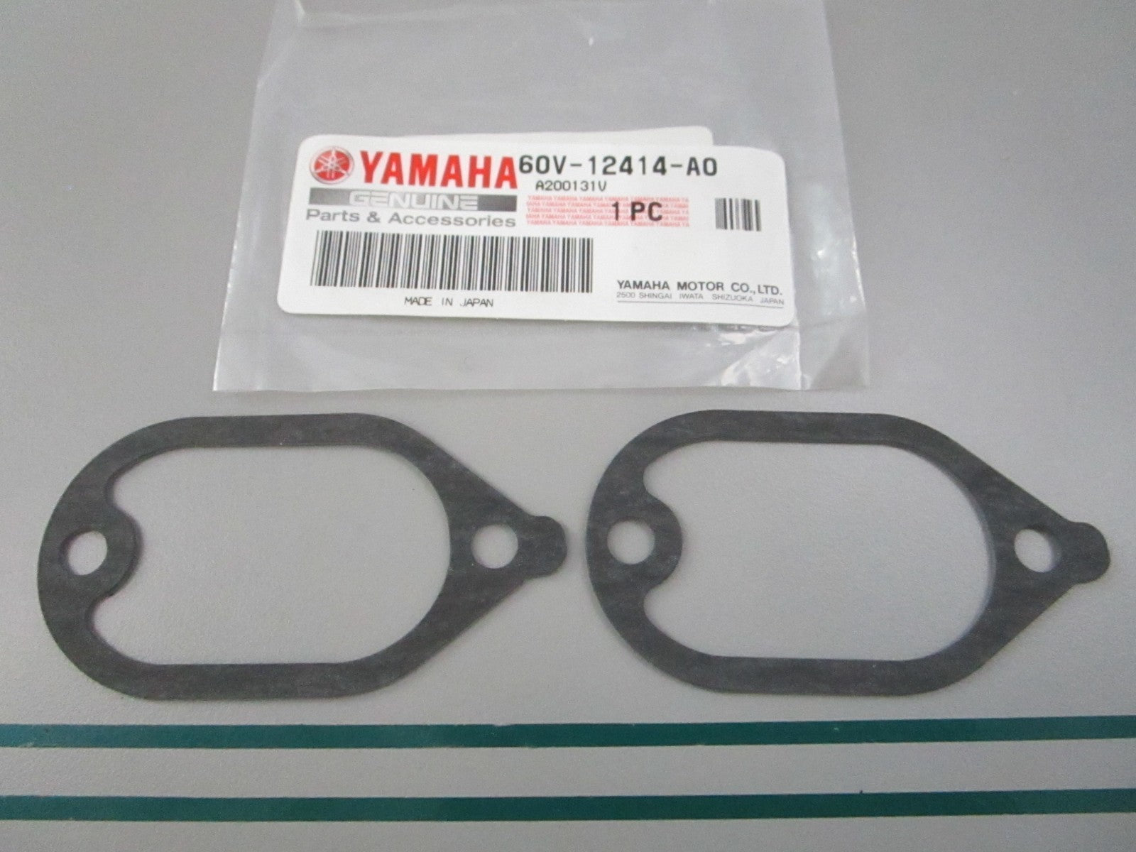 NEW OEM (LOT OF 2) 60V-12414-A0-00 Yamaha Thermostat Gasket 0810