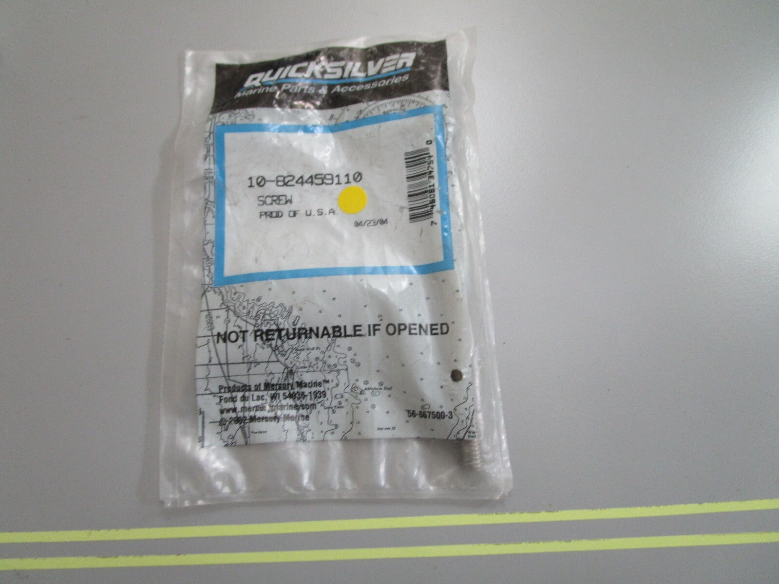 *NEW OEM* 0810 Mercury Quicksilver Screw 10-824459110