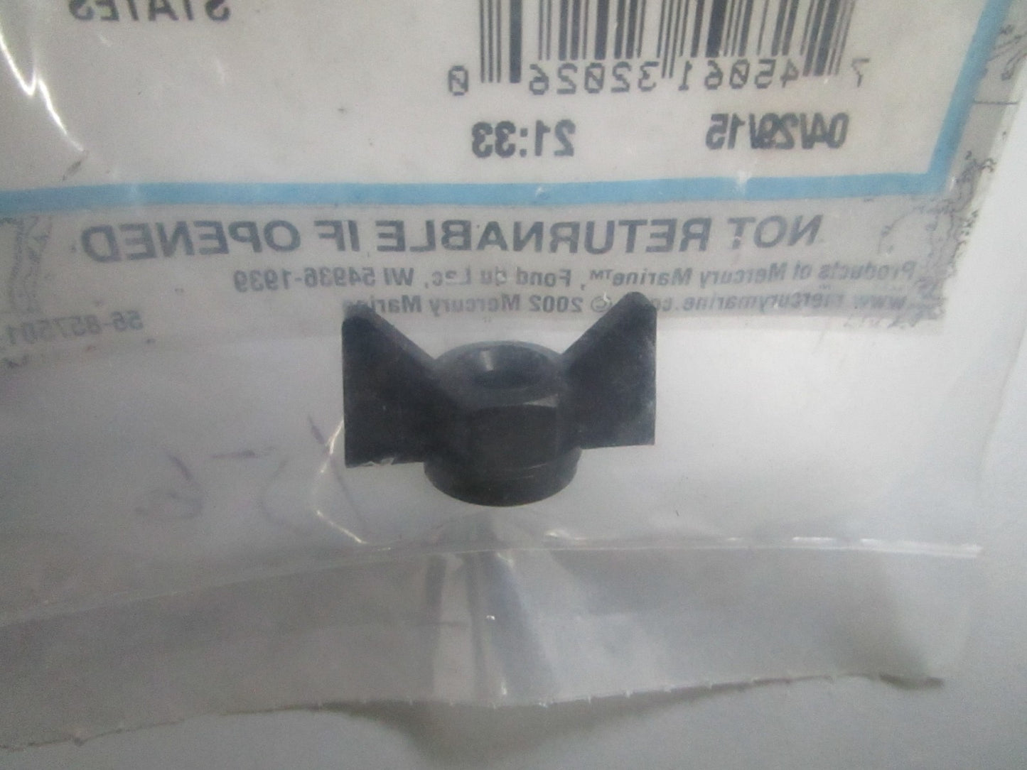 *NEW OEM* 0810 Mercury Quicksilver Wing Nut 11-816872