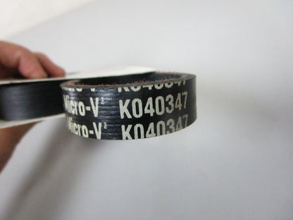 NEW K040347 Gates Micro-V 9/16" x 35 ¼" Serpentine Belt 0720