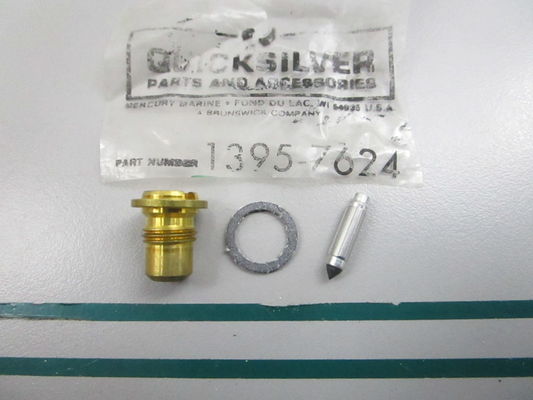 NEW OEM 1395-7624 Mercury Quicksilver Needle/Seat Kit 0810