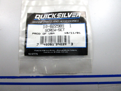 *NEW OEM* 0810 Mercury Quicksilver Set Screw 10-8229811 8229811