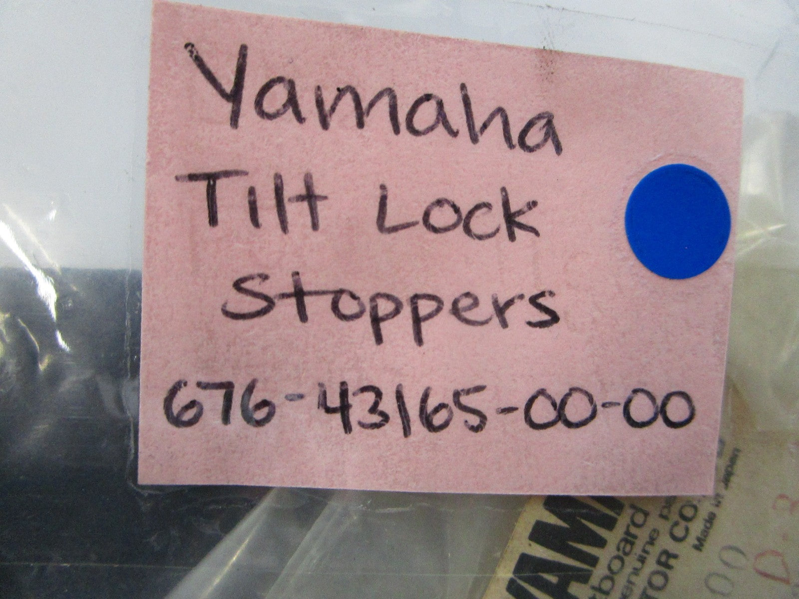 *NEW OEM* (LOT OF 5) 0810 Yamaha Tilt Lock Stoppers 676-43165-00-00