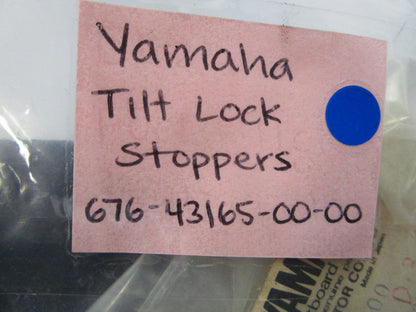 *NEW OEM* (LOT OF 5) 0810 Yamaha Tilt Lock Stoppers 676-43165-00-00