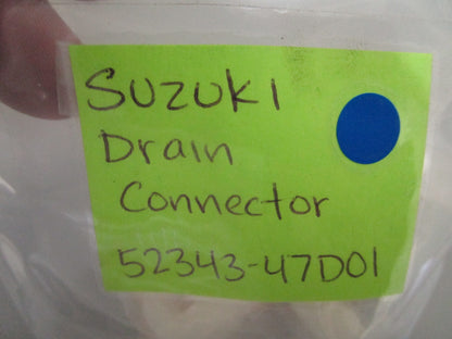 *NEW OEM* 0780 Suzuki Drain Connector 52343-47D01