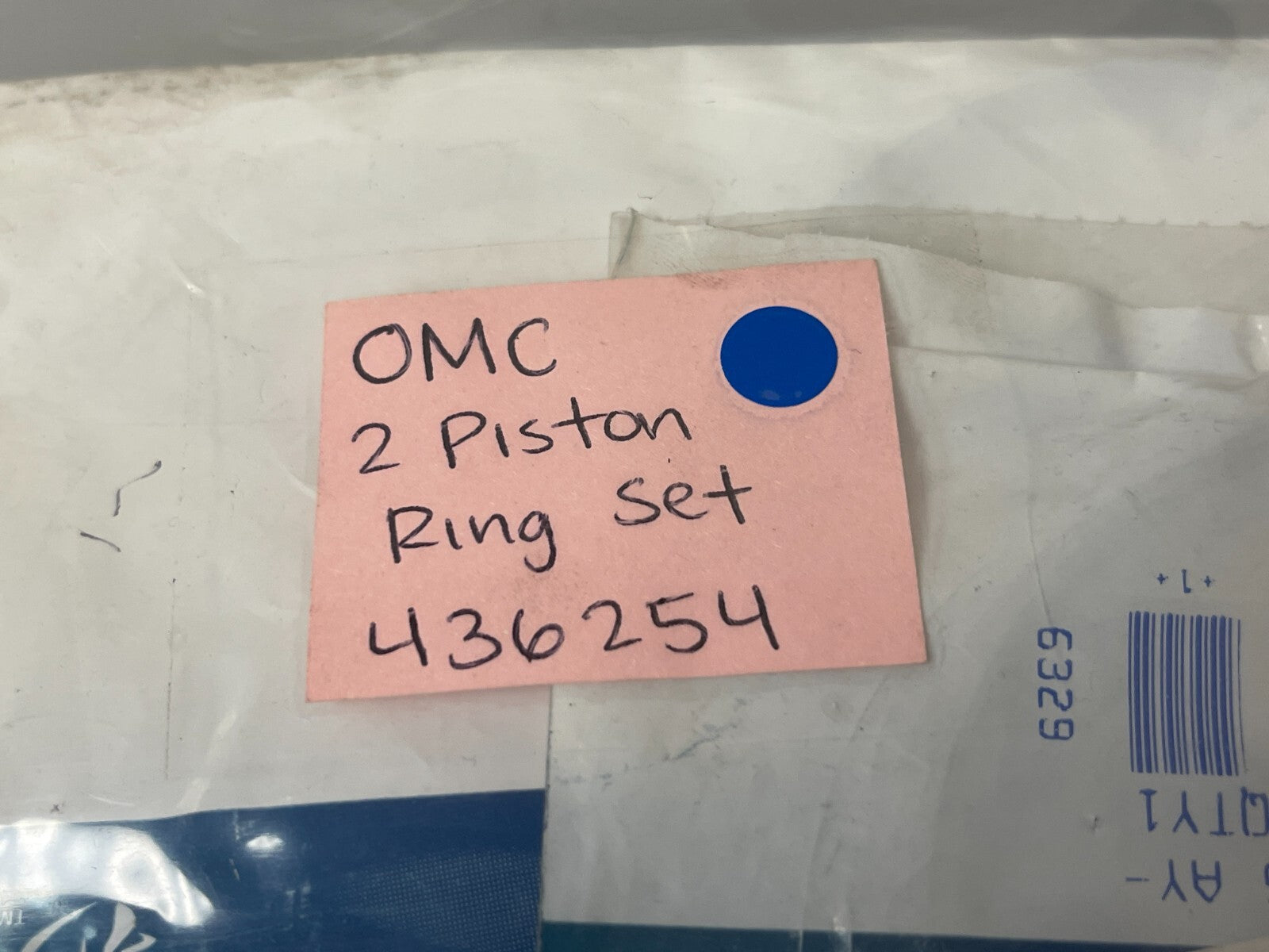 *NEW OEM* 0810 OMC Johnson Evinrude 2 Piston Ring Set 436254 0436254