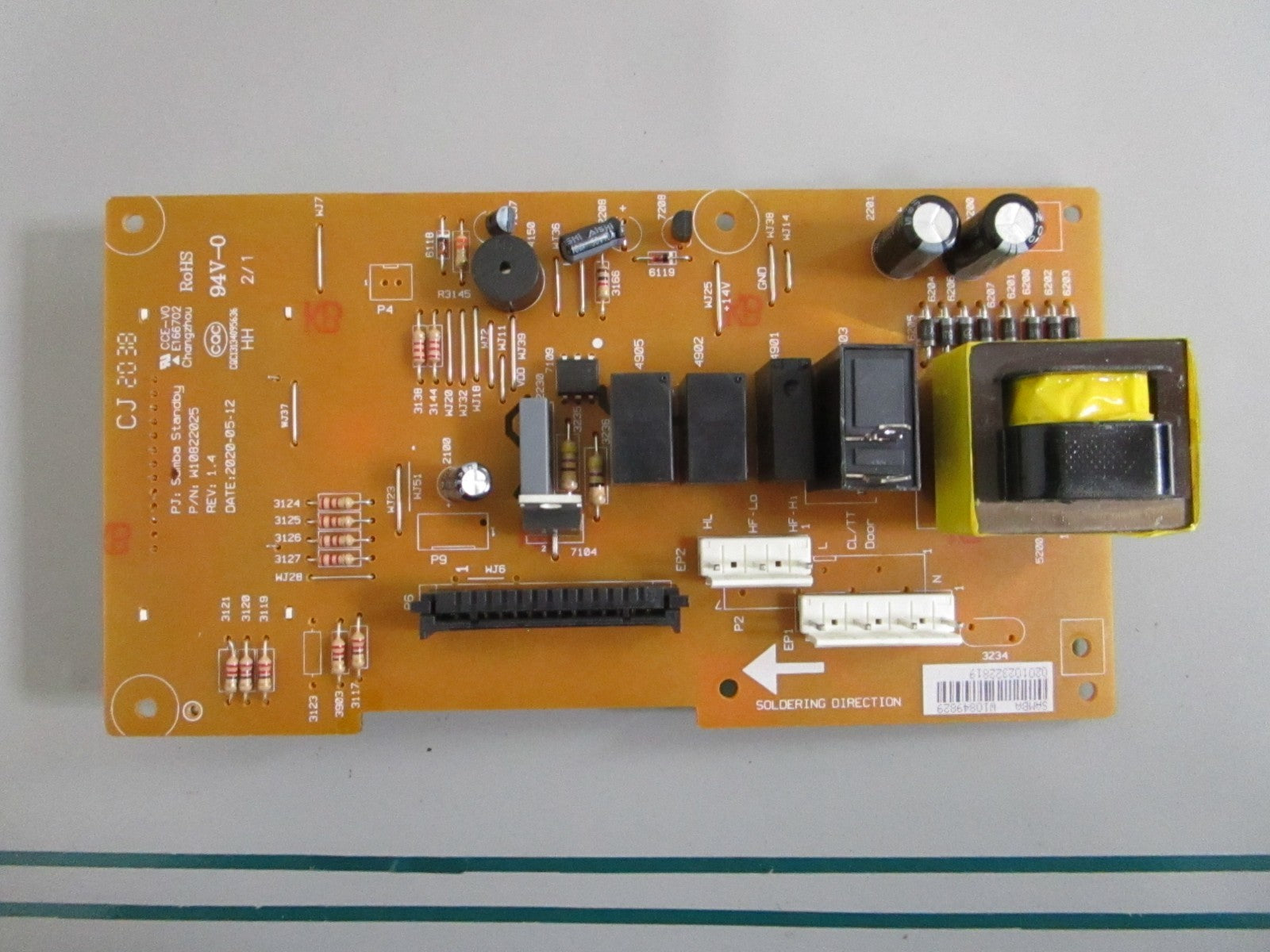 Whirlpool NEW OEM Microwave Electronic Control Board W11552018 Factory Part 0820