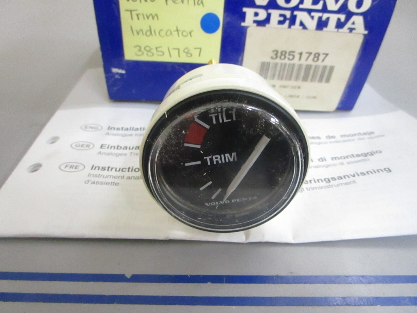 *NEW OEM* 0820 Volvo Penta Trim Indicator 3851787