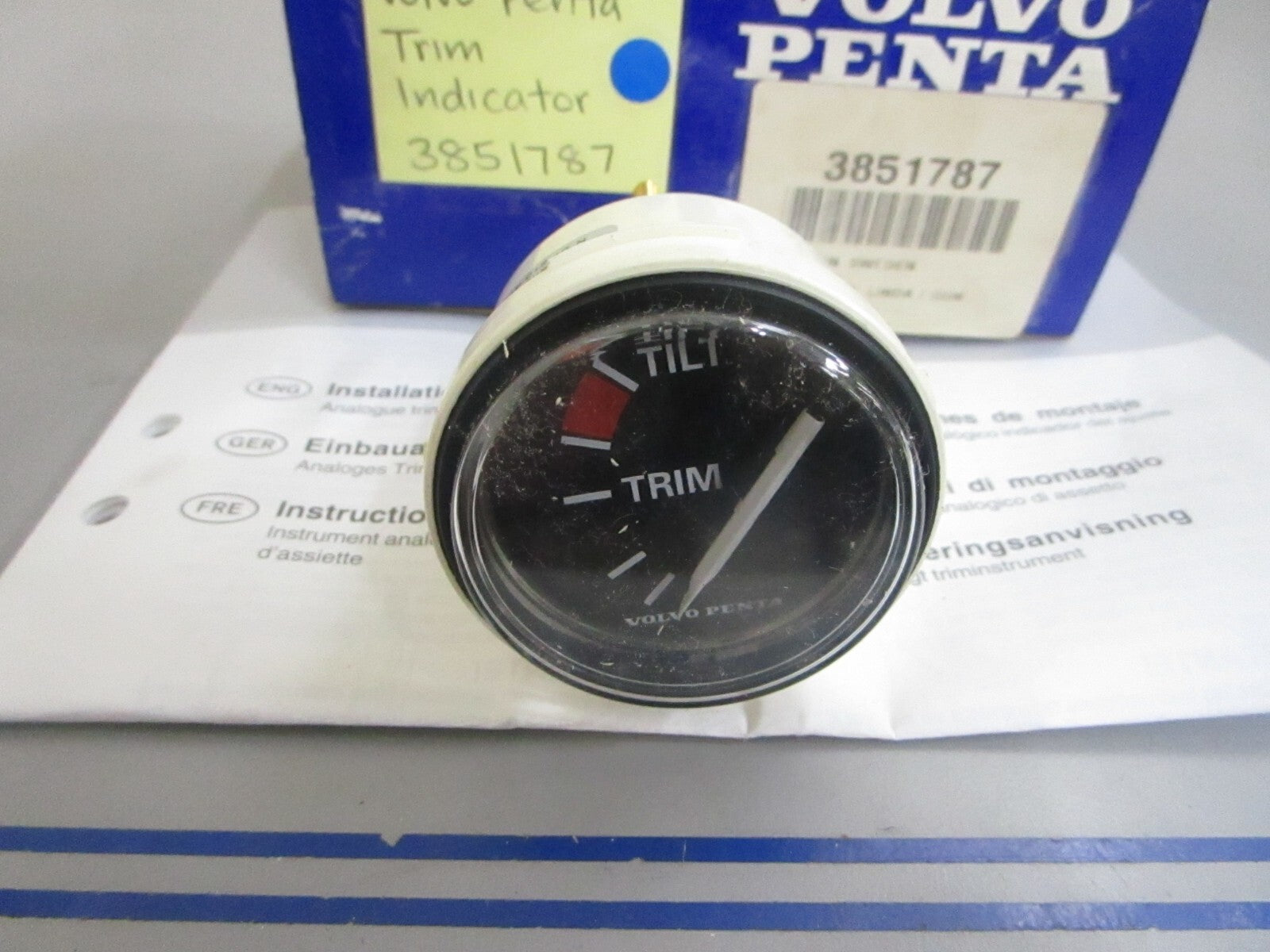 *NEW OEM* 0820 Volvo Penta Trim Indicator 3851787