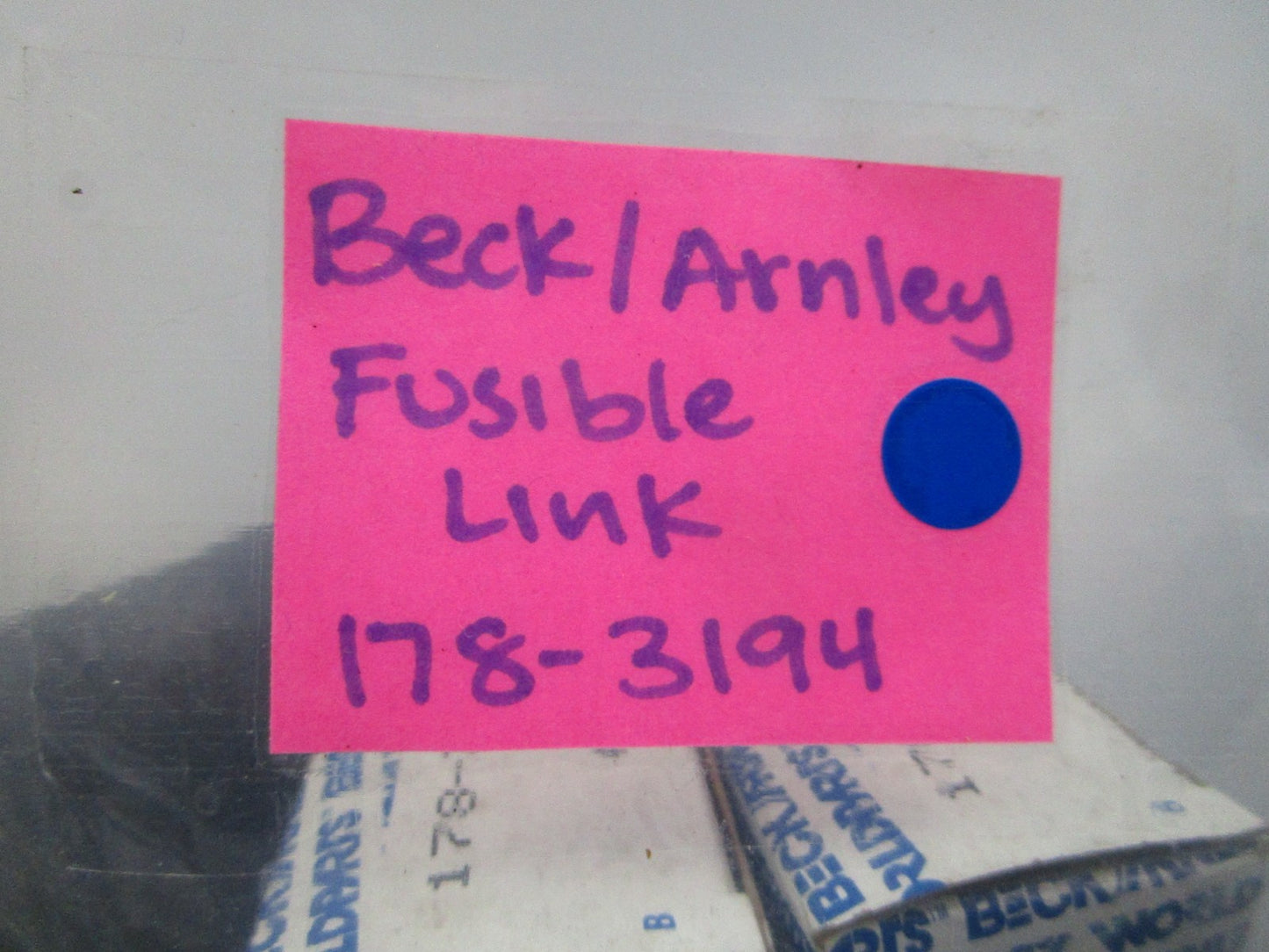 NEW 178-3194 Beck/Arnley Fusible Link 0810