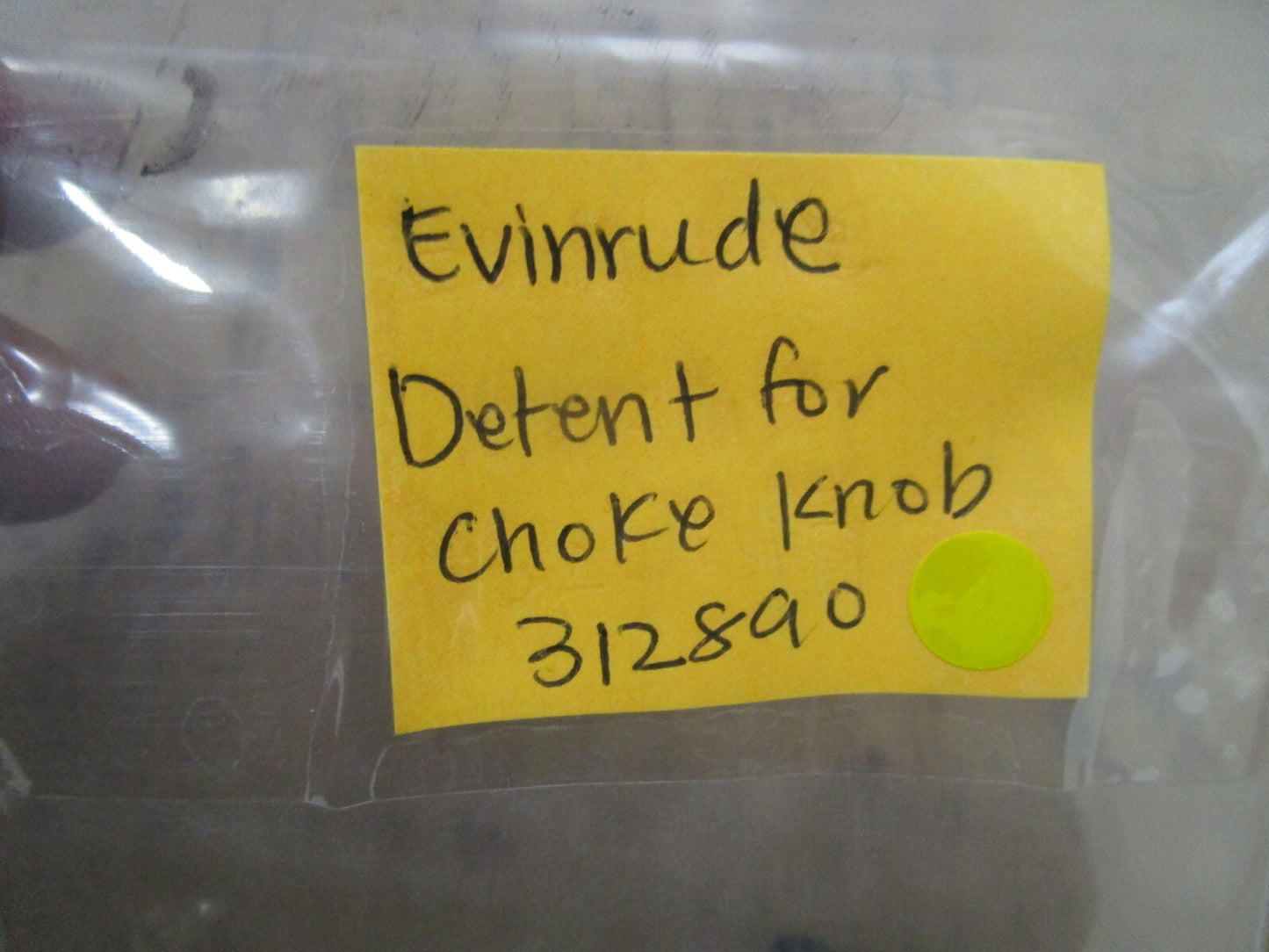 *NEW OEM* 0750 OMC Johnson Evinrude DETENT FOR CHOKE KNOB 312890 0312890