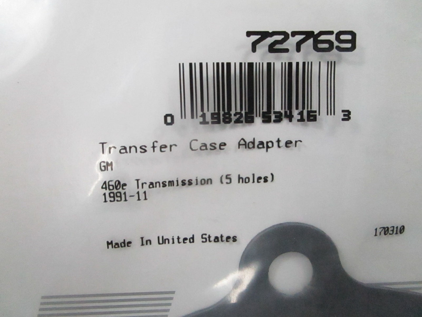 *NEW* 0810 Fel-Pro Adapter Gasket 72769