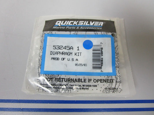 *NEW OEM* 0720 Mercury Quicksilver Diaphragm Kit 53245A1