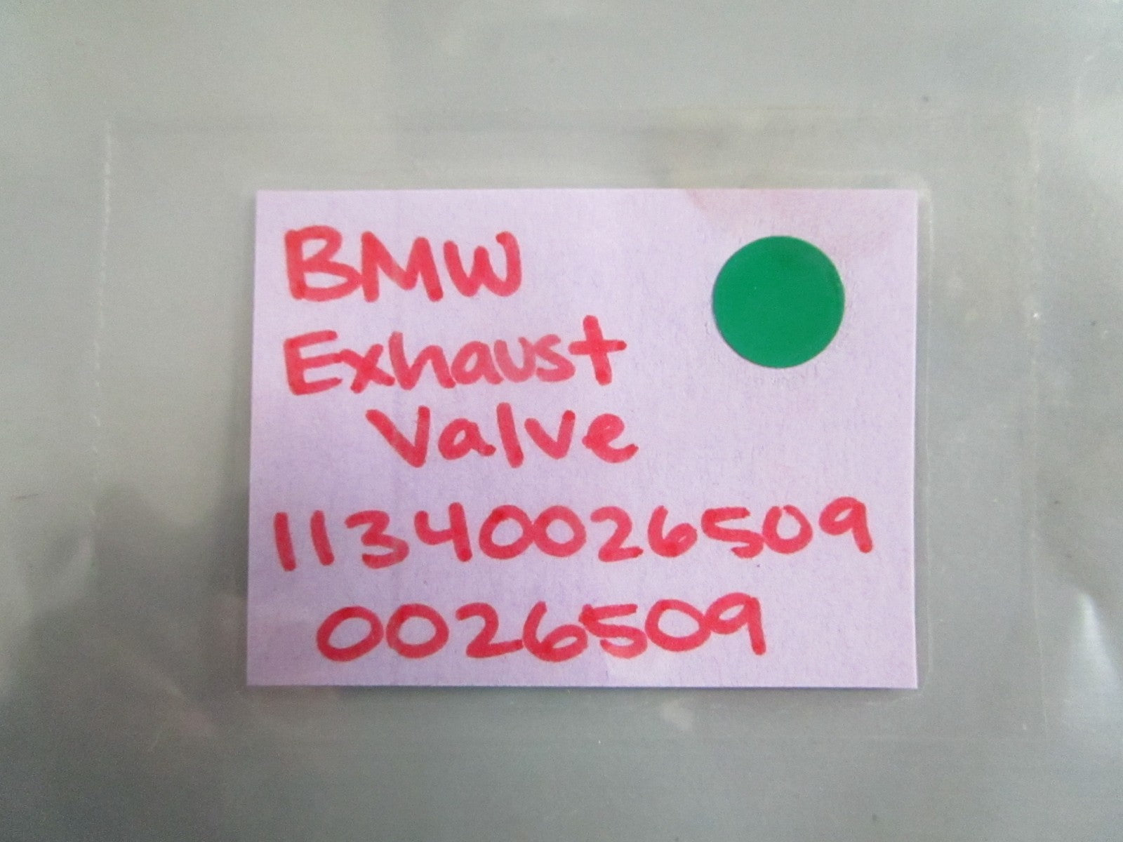 NEW OEM 11340026509 0026509 BMW Exhaust Valve 0820