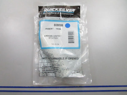 *NEW OEM* 0810 Mercury Quicksilver Trim Insert 808006