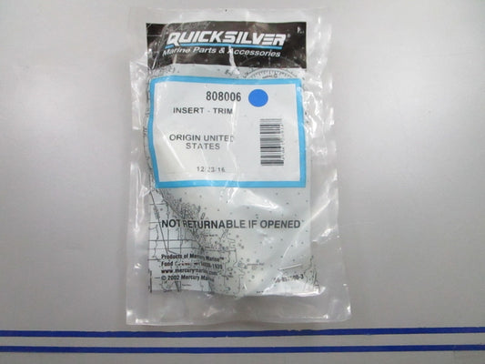 *NEW OEM* 0810 Mercury Quicksilver Trim Insert 808006