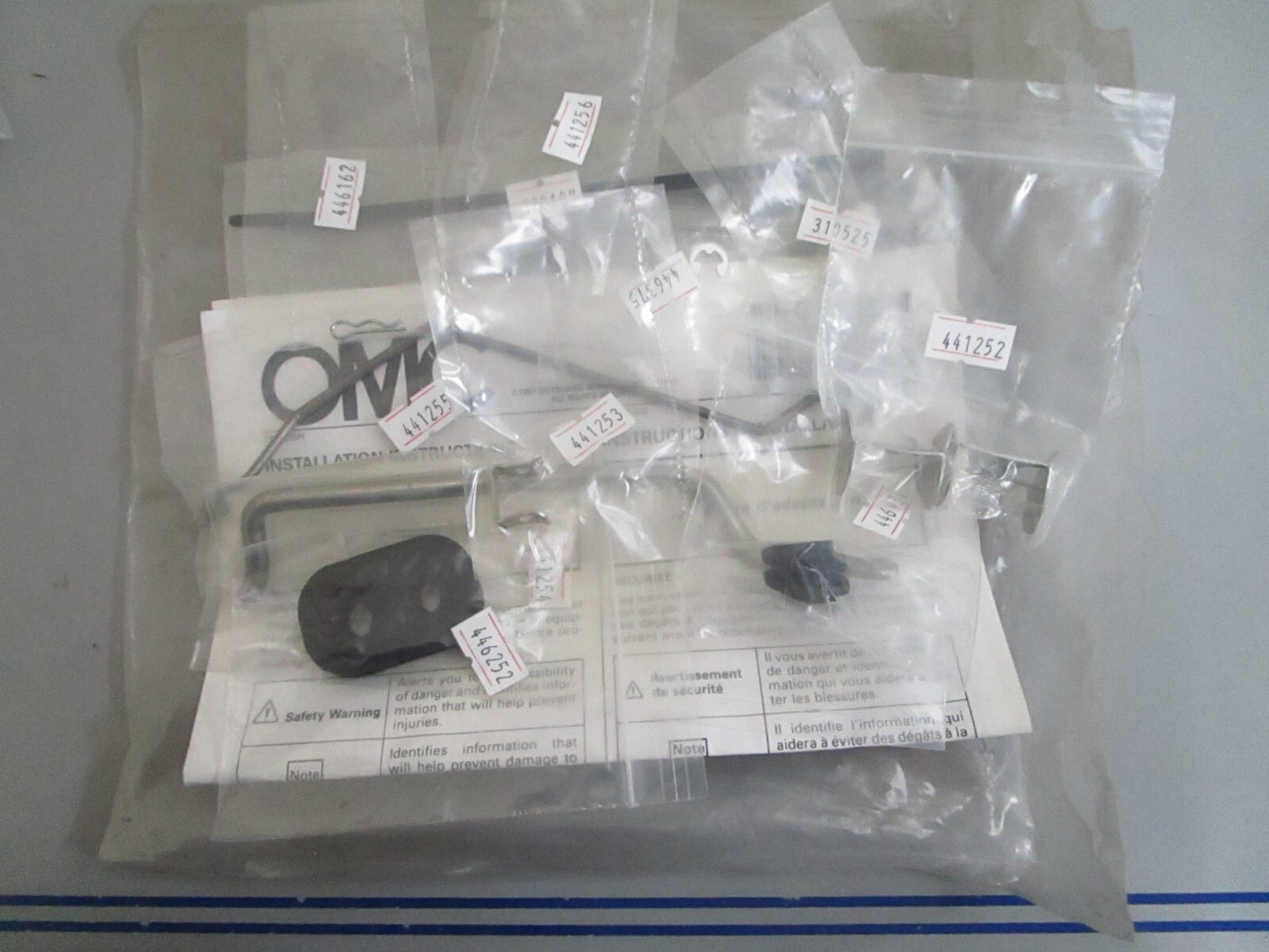 *NEW OEM* 0820 OMC Johnson Evinrude Remote Control Adaptor Kit 444509 0444509