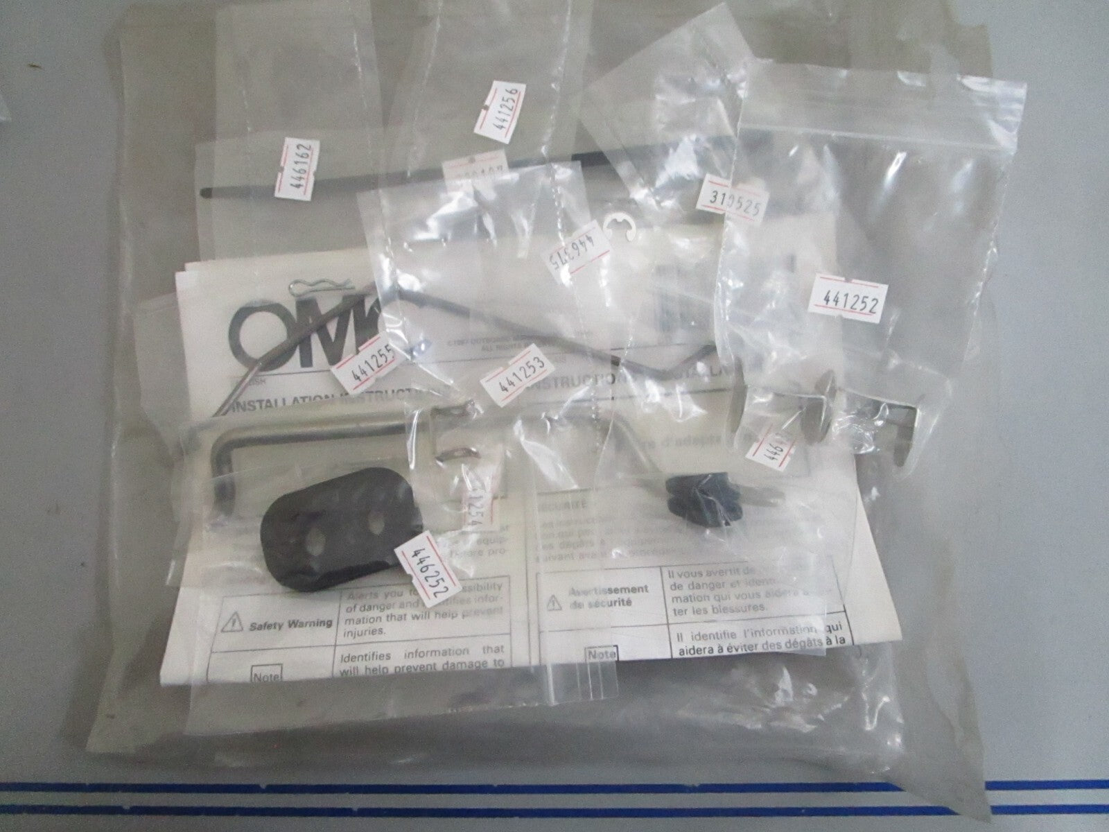 *NEW OEM* 0820 OMC Johnson Evinrude Remote Control Adaptor Kit 444509 0444509