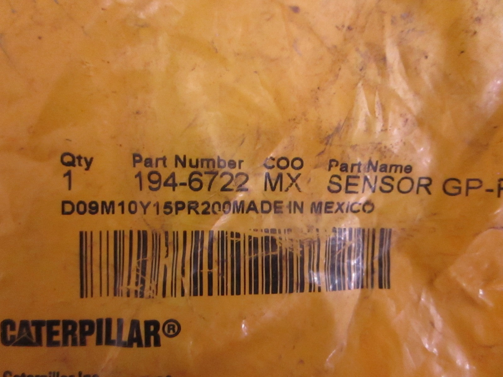 *NEW OEM* 0820 CAT Pressure Sensor 194-6722