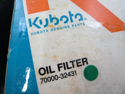 NEW OEM 70000-32431 Kubota Oil Filter 0810