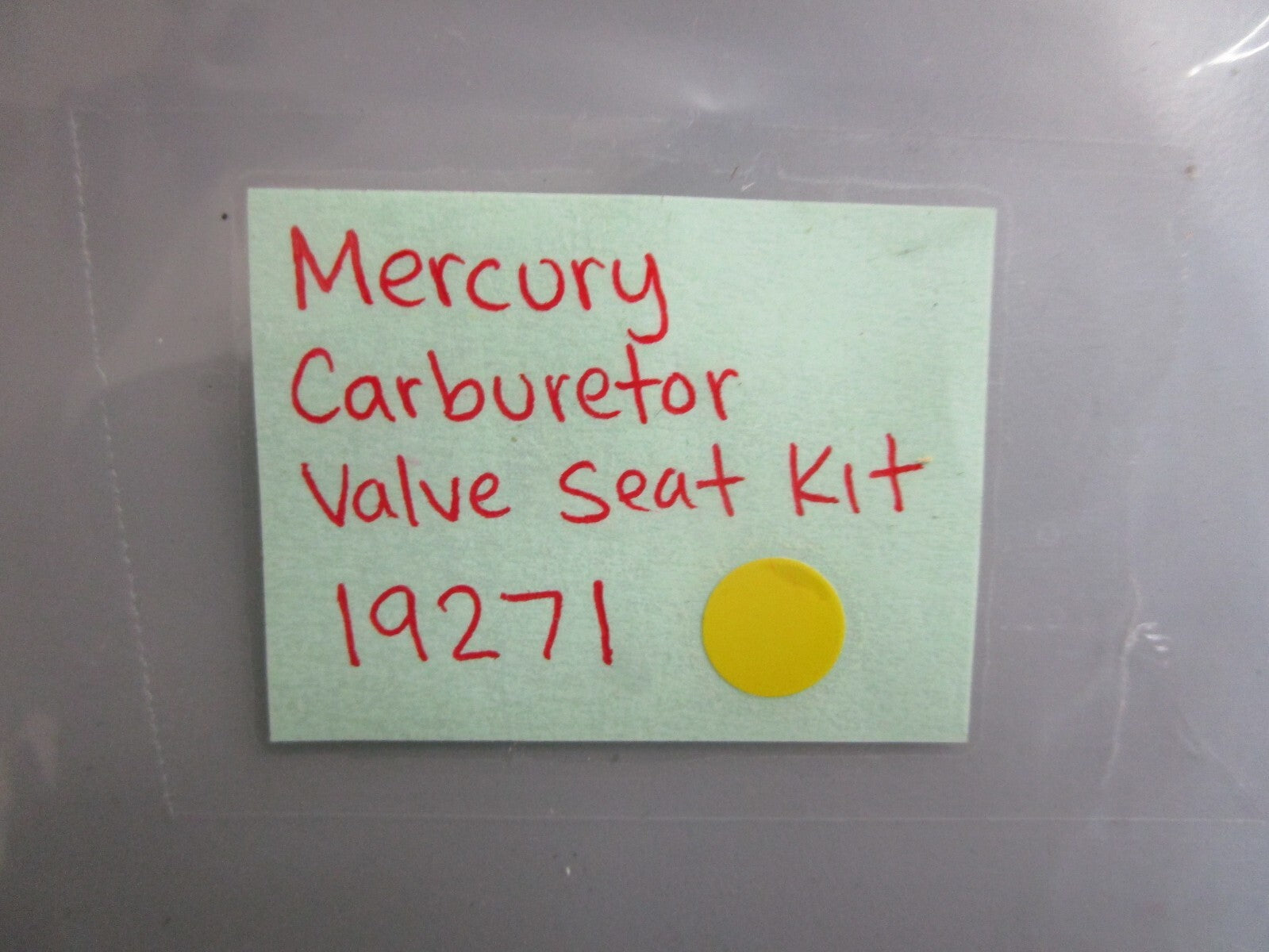 *NEW OEM* 0810 Mercury Quicksilver Carburetor Valve Seat Kit 19271