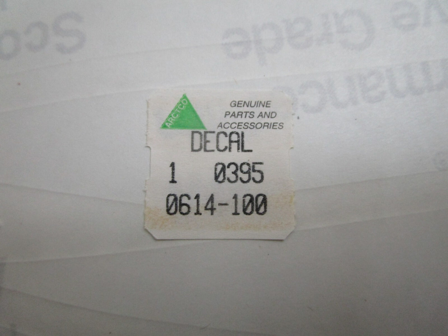 *NEW OEM* 0820 Arctic Cat Tigershark Left & Right Decal Set 0614-100 0614-101