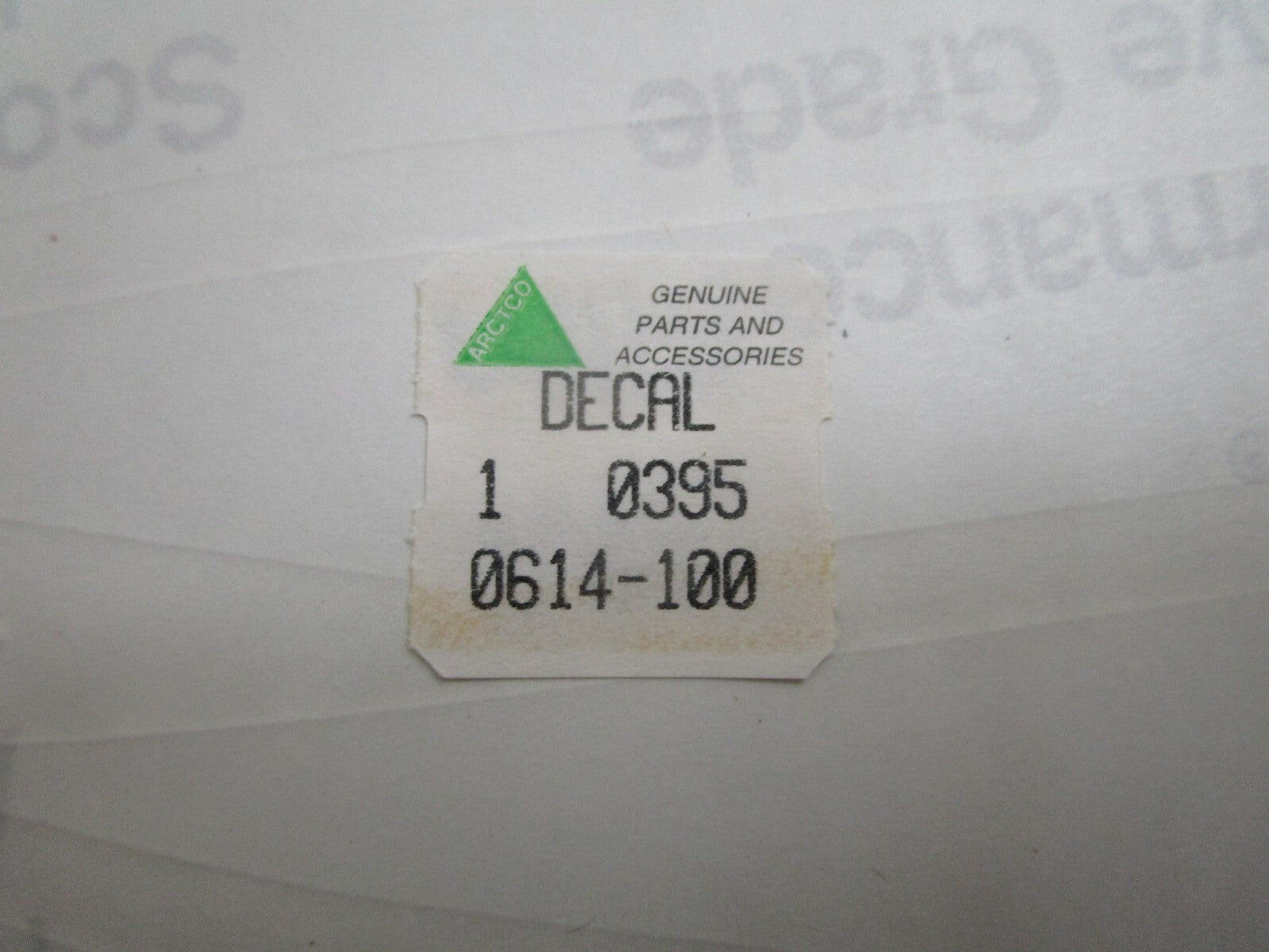 *NEW OEM* 0820 Arctic Cat Tigershark Left & Right Decal Set 0614-100 0614-101